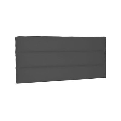 Painel Cabeceira Livia Cama Box Solteiro 90Cm Suede Cinza