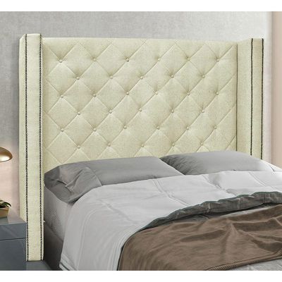 Cabeceira Casal 140 Cm Vicenza Linho Rustico Natural