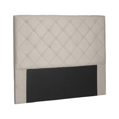 Cabeceira Tania Cama Box Solteiro 90Cm Suede Bege