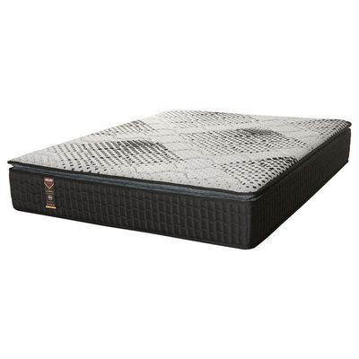 Colchão Casal Hellen Laguna 1,38x1,88cm Preto Com Cinza