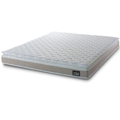 Colchão Casal De Espuma D33 Hellen Premiun One Face 1,38x1,88x19 Bege/branco
