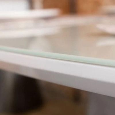 Mesa De Jantar Tulipa Saarinen Redonda 120 Cm Tampo Laca + Vidro Branca Base Branca Cor Branco