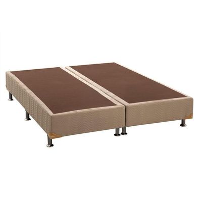 Cama Box Base King Universal Suede Clean (193x203x20) - Ortobom