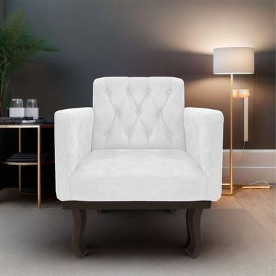 Poltrona Classic Corano - Doce Sonho Móveis Cor Branco