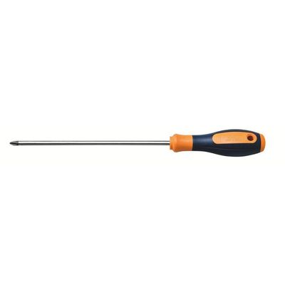 "Chave De Fenda Ponta Cruzada Em Aço Cromo Vanádio 3x125 Mm (1/8x5"") Tramontina Pro Tramontina"