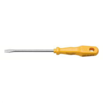 "Chave De Fenda Tramontina Yellow Com Ponta Chata 1/4x5"" Tramontina"