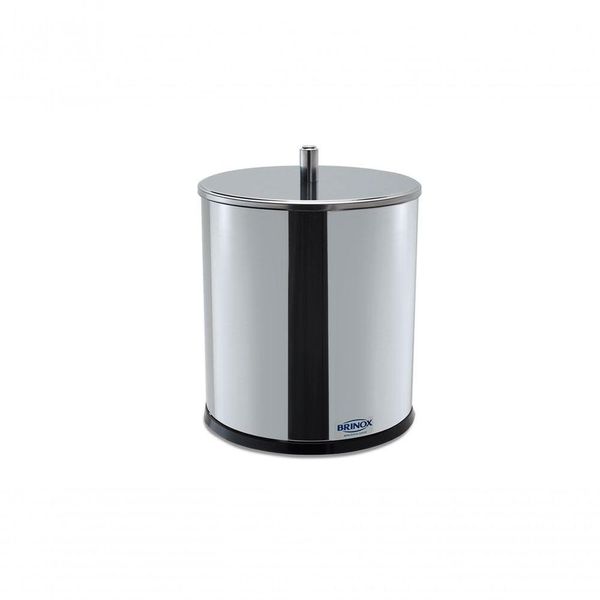Lixeira Inox Tampa 5,4litros Decorlinelixeiras ø 18,5x23cm