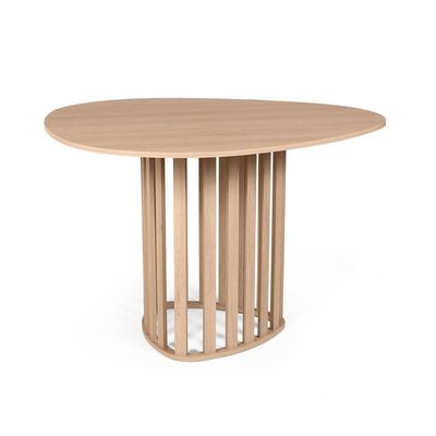 Mesa De Jantar Orgânica 4 Lugares 120x118cm Jade - Straub Web