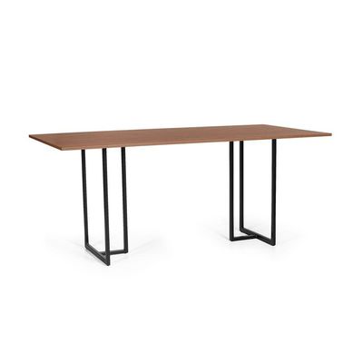 Mesa De Jantar Retangular Industrial 6 Lugares 200x90cm Atos Noronha - Straub Web