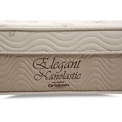 Colchão Solteiro Molas Bonnel Nanolastic Elegant Ortopillow (88x188x27) - Ortobom