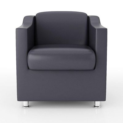 Kit 10 Poltronas Para Recepção Clínica Médica Courino Cinza