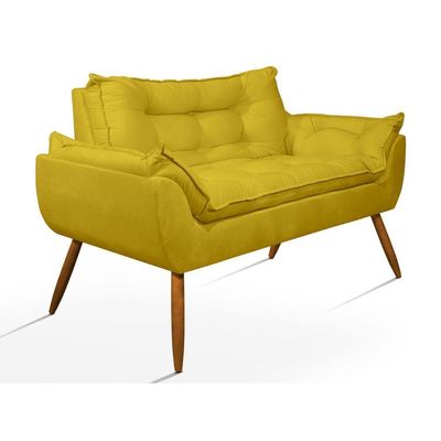 Kit Sofá Opala + 2 Poltronas Opala amarelo