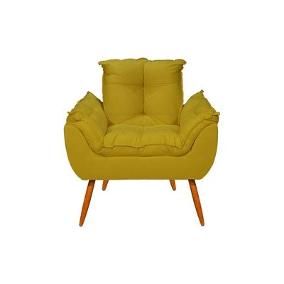 Kit Sofá Opala + 2 Poltronas Opala amarelo