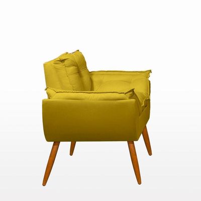 Kit Sofá Opala + 2 Poltronas Opala amarelo