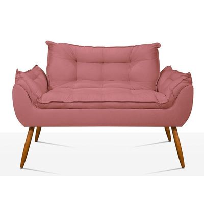 Kit Sofá Opala + 2 Poltronas Opala Rosa