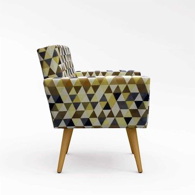 Kit 03 Poltronas Decorativas Sala Estampada