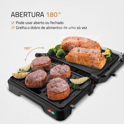 Master Press Duo 180  Mondial Preto/Inox PG-01-180 127V