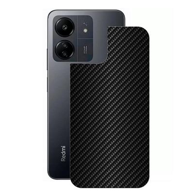 Película para Xiaomi Redmi 13c - Traseira de Fibra de Carbono Preta - Gshield