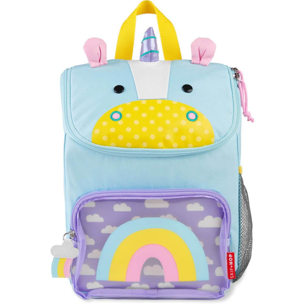 Mochila Escolar + Bento Box + Garrafa Inox - Arco-Íris Skip Hop