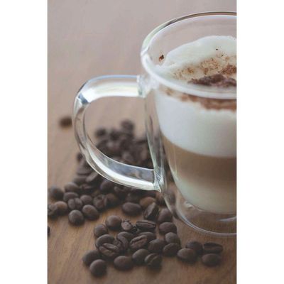 Xícara Caneca Tramontina Para Café E Chá Vidro Duplo Com Alças Tramontina