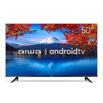 Smart TV Aiwa 50 Android 4k Comando de Voz Dolby Áudio Hdr10 AWS-TV-50-BL-02-A