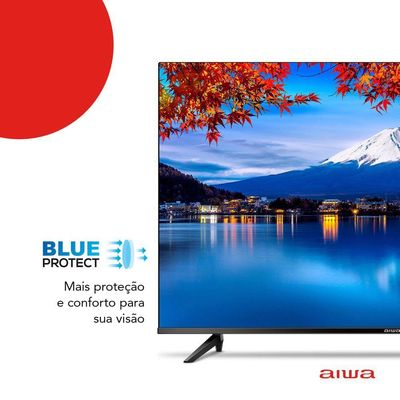 Smart TV Aiwa 50 Android 4k Comando de Voz Dolby Áudio Hdr10 AWS-TV-50-BL-02-A