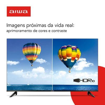 Smart Tv Aiwa 32? Android, Hd, Comando De Voz, Dolby áudio, Hdr10 - Aws-tv-32-bl-02-a Tv 32 Android