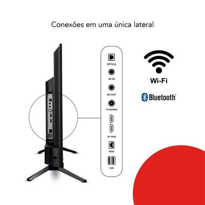 Smart Tv Aiwa 32? Android, Hd, Comando De Voz, Dolby áudio, Hdr10 - Aws-tv-32-bl-02-a Tv 32 Android