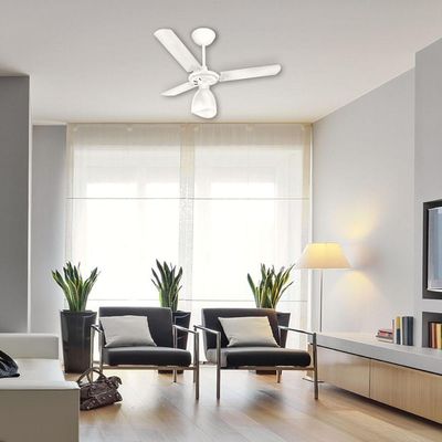 Ventilador De Teto Venti-delta New Delta Light Com 3 Pás Branco 220v 220v