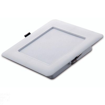 Plafon Led Tramontina Quadrado De Embutir Slim 480 Lm 6 W Bivolt 3000 K Luz Amarela Tramontina