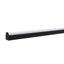 Luminária Led Taschibra Sobrepor Perfil Convex 111 34w Preta Bivolt 2700k Luz Quente