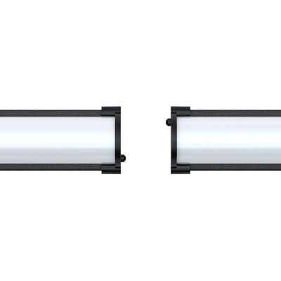 Luminária Led Taschibra Sobrepor Perfil Convex 111 34w Preta Bivolt 4000k Luz Neutra