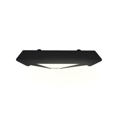Luminária Led Taschibra Sobrepor 20w Tl Slim 10 Preta Bivolt 4000k Luz Neutra