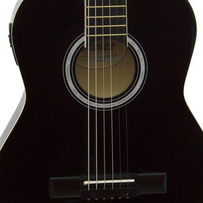 Violão Eletroacústico Kids De Aço Tcg 360 A Eq Preto Thomaz