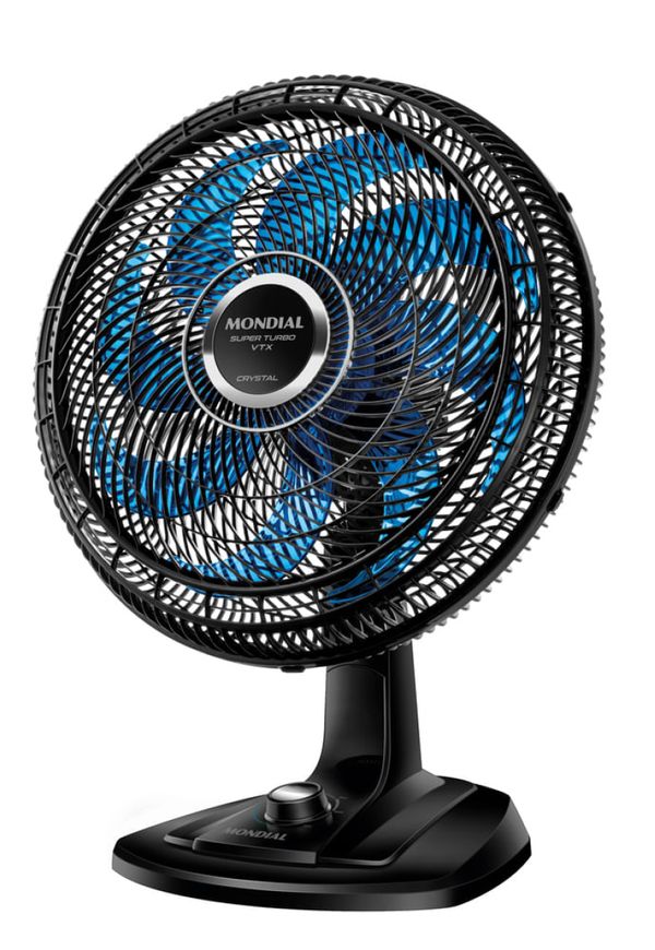 Ventilador de Mesa Super Turbo 8 Pás Mondial VTX-40-CRYSTAL 127V