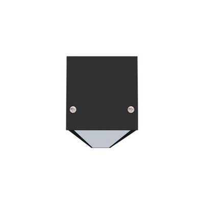 Luminária Sobrepor Taschibra Vetor Led Linear 35w Bivolt Preta 4000k Luz Neutra