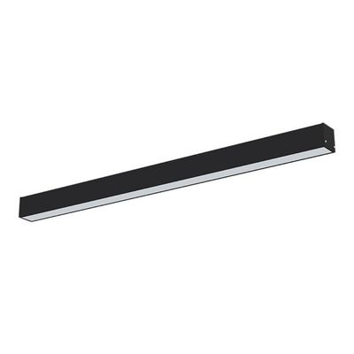 Luminária Sobrepor Taschibra Vetor Led Linear 35w Bivolt Preta 4000k Luz Neutra