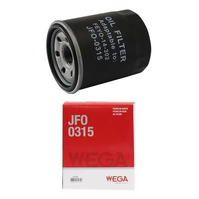 Filtro Óleo Lubrificante Kicks 1.6 16v 2016 a 2023 JFO0315 Wega