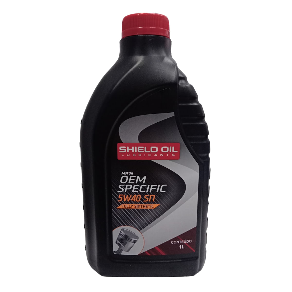 Óleo Lubrificante do Motor Shield Oil 5W40 API SN 100% Sintético Fast Oil OEM Specific - 1L