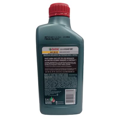 Óleo Lubrificante do Motor Castrol Magnatec 5W30  API SP - 1L Óleo Lubrificante do Motor Castrol Magnatec 5W30 API SP - 1L