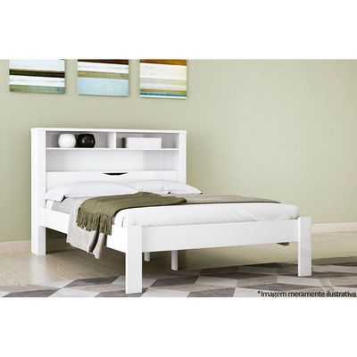Colchão Casal Ortopédico Foggia Sogni + Cama Invicta Atacama
