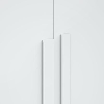 Guarda-roupa Casal Easy Slim 8 Portas Com Pés Branco