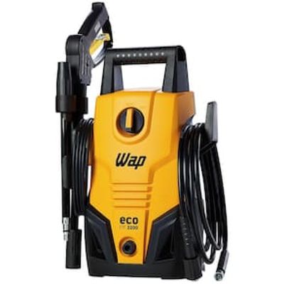 Lavadora de Alta Pressão Wap Eco Fit 2200 1500psi 1400W com Jato de Água Leque e Concentrado, Sistema Stop Total - Amarelo/Preta Laranja / preto / 220