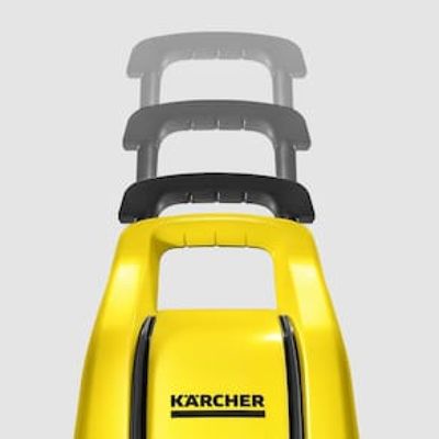 Lavadora de Alta Pressão Karcher K3 Force Turbo 1815psi com Rodas, Alça Retrátil e Canhão de Espuma - Preta/Amarela Preto/amarelo / 110