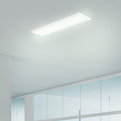 Luminária Led Taschibra Sobrepor 20w Tl Slim 10 Branca Bivolt 4000k Luz Neutra