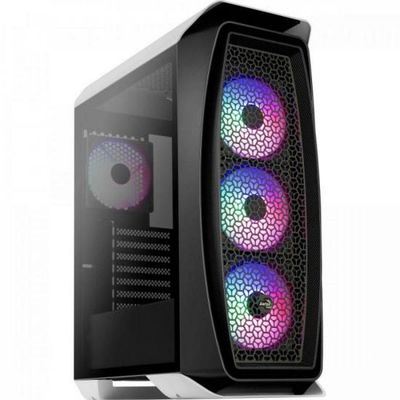 Gabinete Gamer Mid Tower Rgb Aero One Frost Branco Aerocool