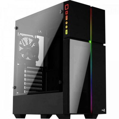 Gabinete Gamer Mid Tower Playa Rgb Vidro Temperado Aerocool