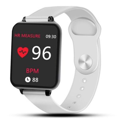 Relógio Inteligente B57 Smartwatch Monitor Cardíaco Branco