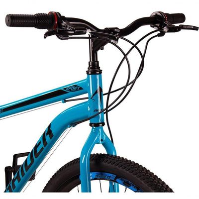 Bicicleta 29 Raider Sport Aço 21 Marchas Freio A Disco Azul+preto