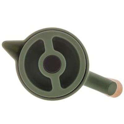 Garrafa Térmica Wolff com Cabo Madeira Nórdica Verde - 1L